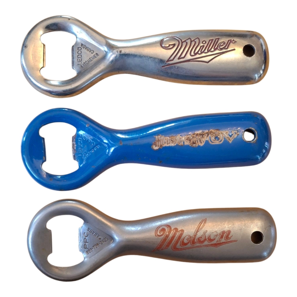Collectible Vintage Metal Bottle Openers Set
